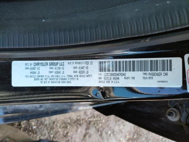 Photo 10 from auction – 2013 CHRYSLER 200 TOURIN with VIN 1C3CCBBB3DN676342