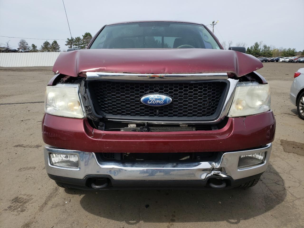Photo 9 from auction – 2005 FORD F150 with VIN 1FTPX14535NC05165