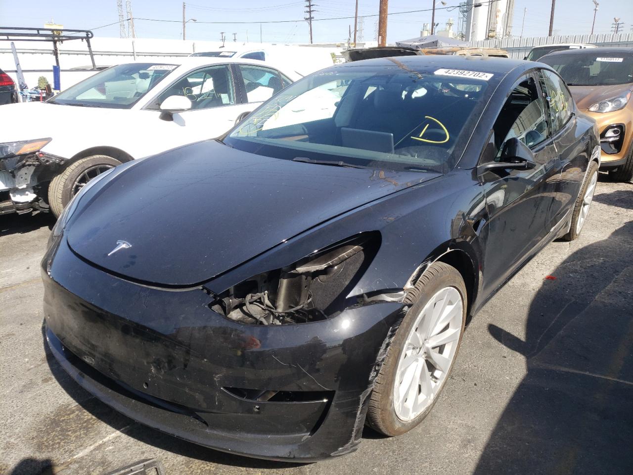 Photo 2 from auction – 2021 TESLA MODEL 3 with VIN 5YJ3E1EA8MF085957