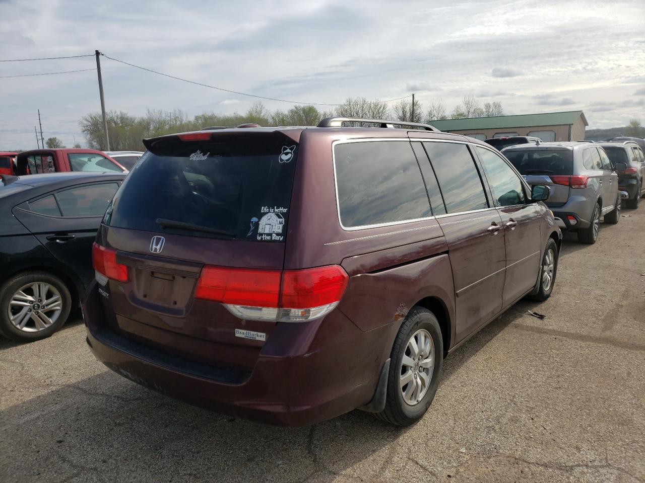 Photo 4 from auction – 2008 HONDA ODYSSEY EX with VIN 5FNRL38768B049265