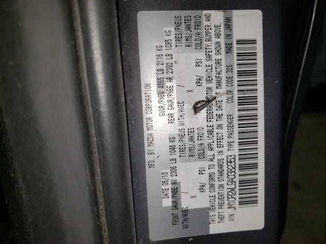 Photo 10 from auction – 2010 MAZDA 5 with VIN JM1CR2WL9A0382353
