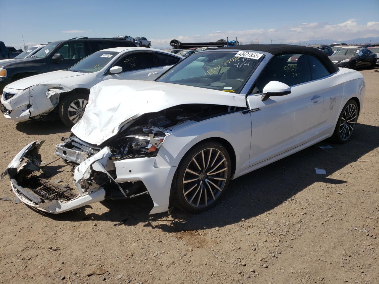 Photo 2 from auction – 2018 AUDI A5 PRESTIG with VIN WAU2NGF54JN005354