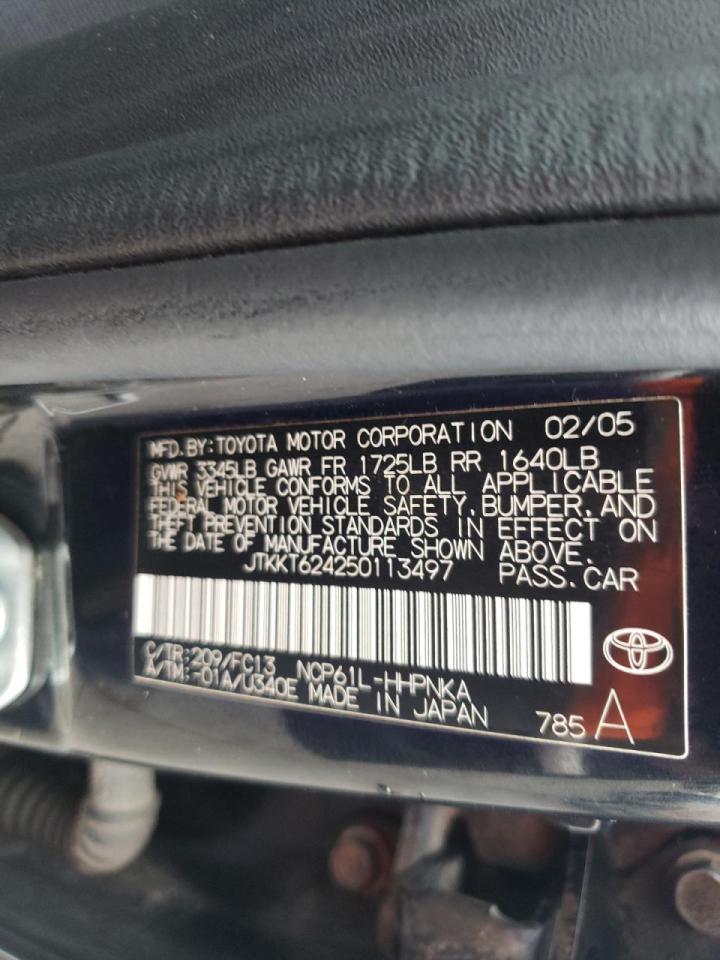 صورة رقم 10 من المزاد - 2005 TOYOTA SCION XA مع VIN JTKKT624250113497