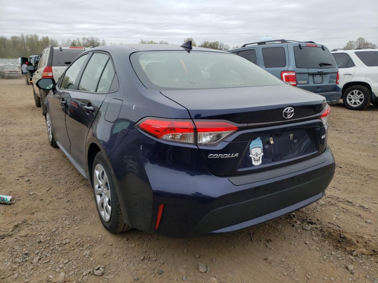 Photo 3 from auction – 2021 TOYOTA COROLLA LE with VIN JTDEPMAE2MJ174137