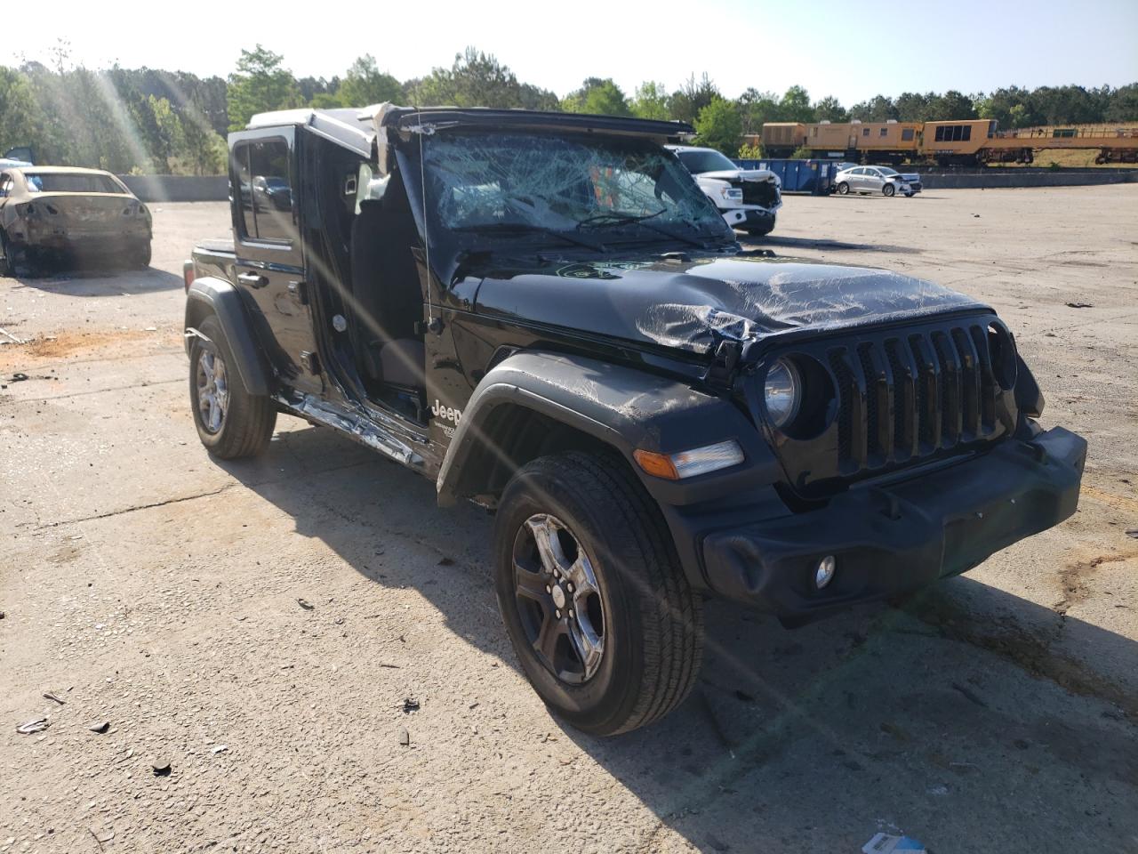 JEEP WRANGLER U 2018 with VIN 1C4HJXDG4JW112153 - Photo from auction