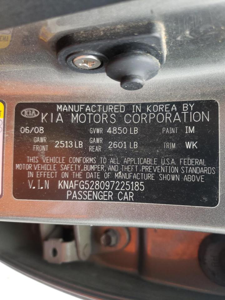 Photo 10 from auction – 2009 KIA RONDO BASE with VIN KNAFG528097225185