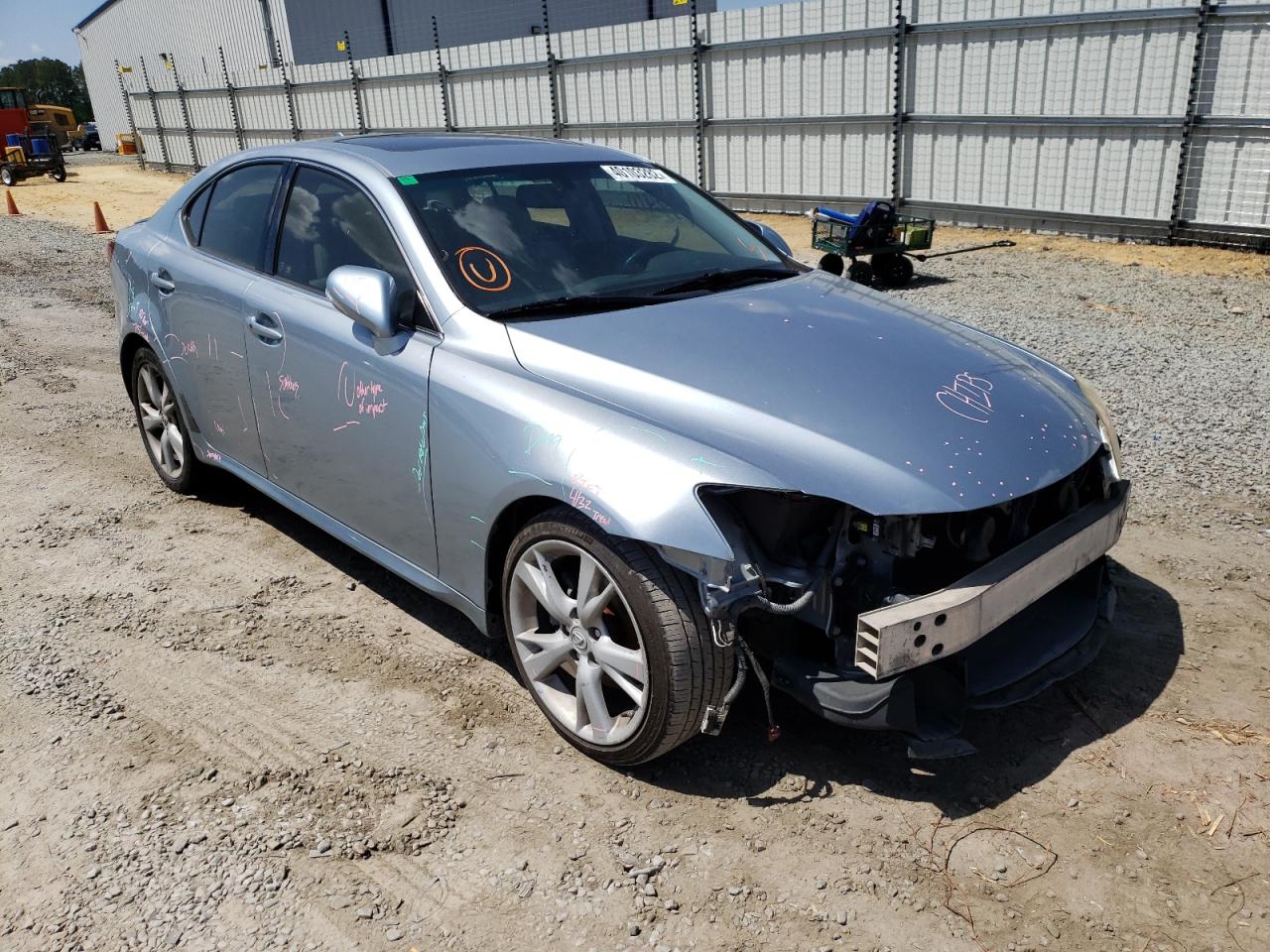 LEXUS IS 250 2010 with VIN JTHBF5C2XA5128752 - Photo from auction