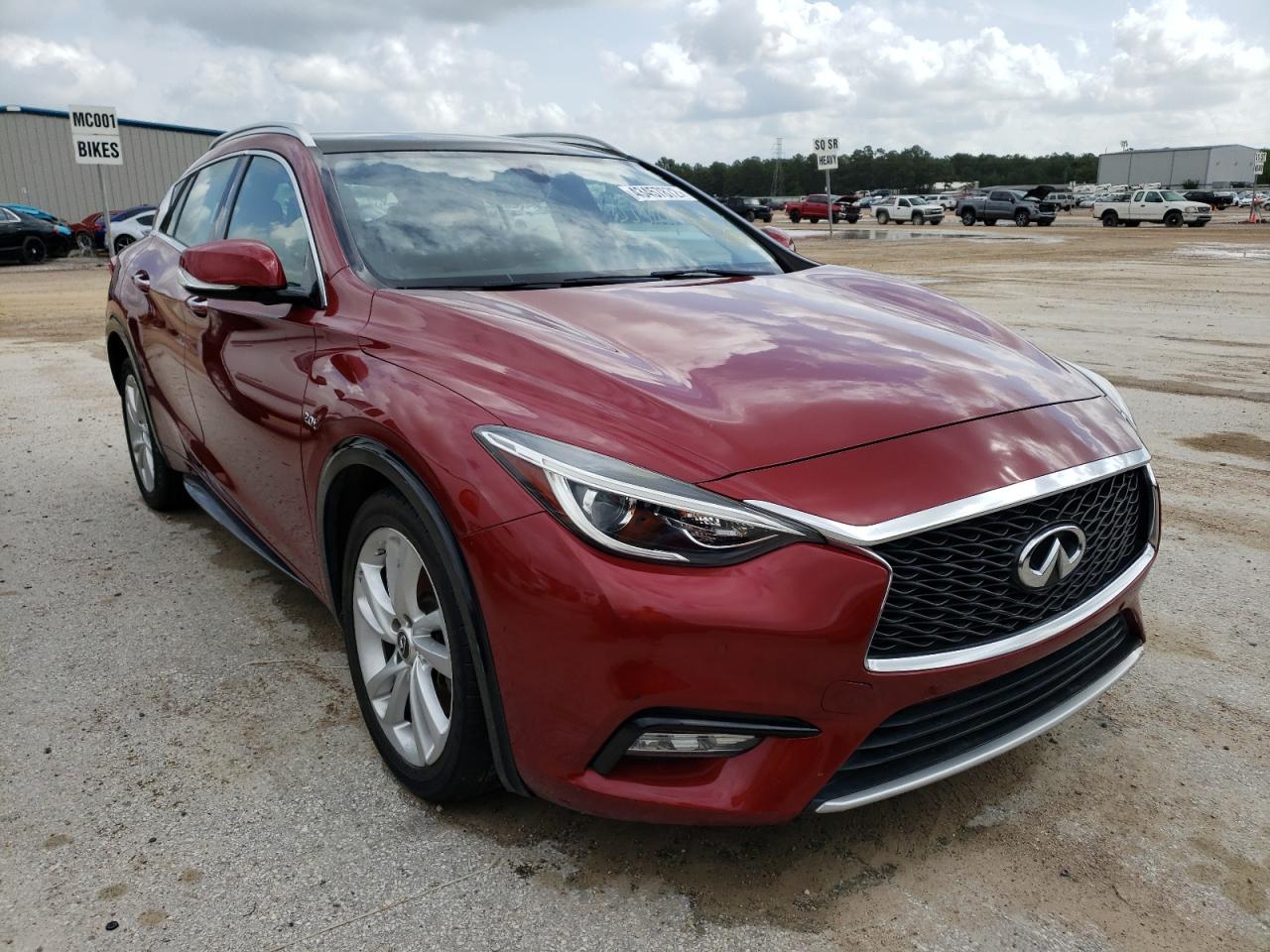 INFINITI QX30 BASE 2017 with VIN SJKCH5CP6HA018730 - Photo from auction