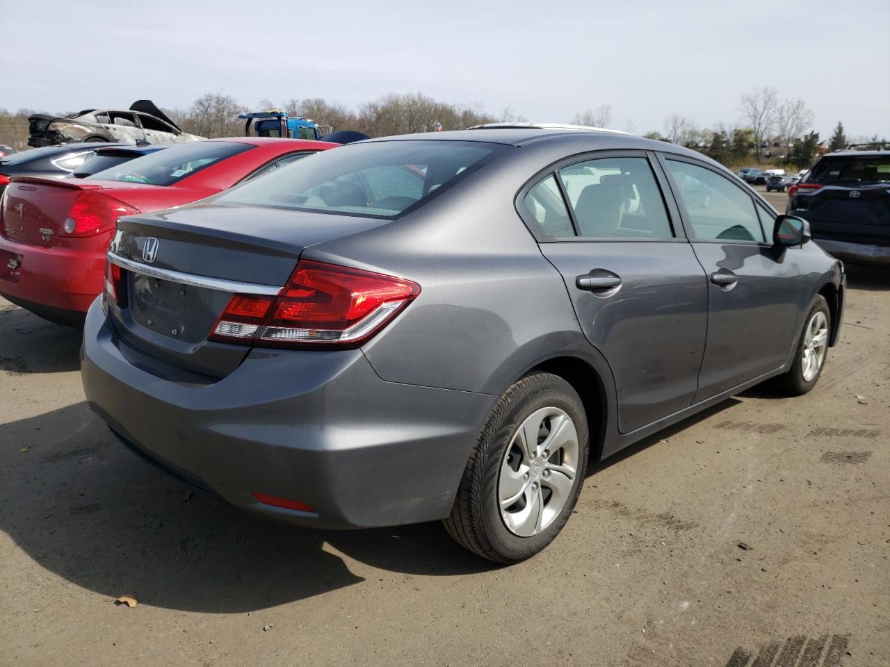 Photo 4 from auction – 2013 HONDA CIVIC LX with VIN 2HGFB2F52DH596489