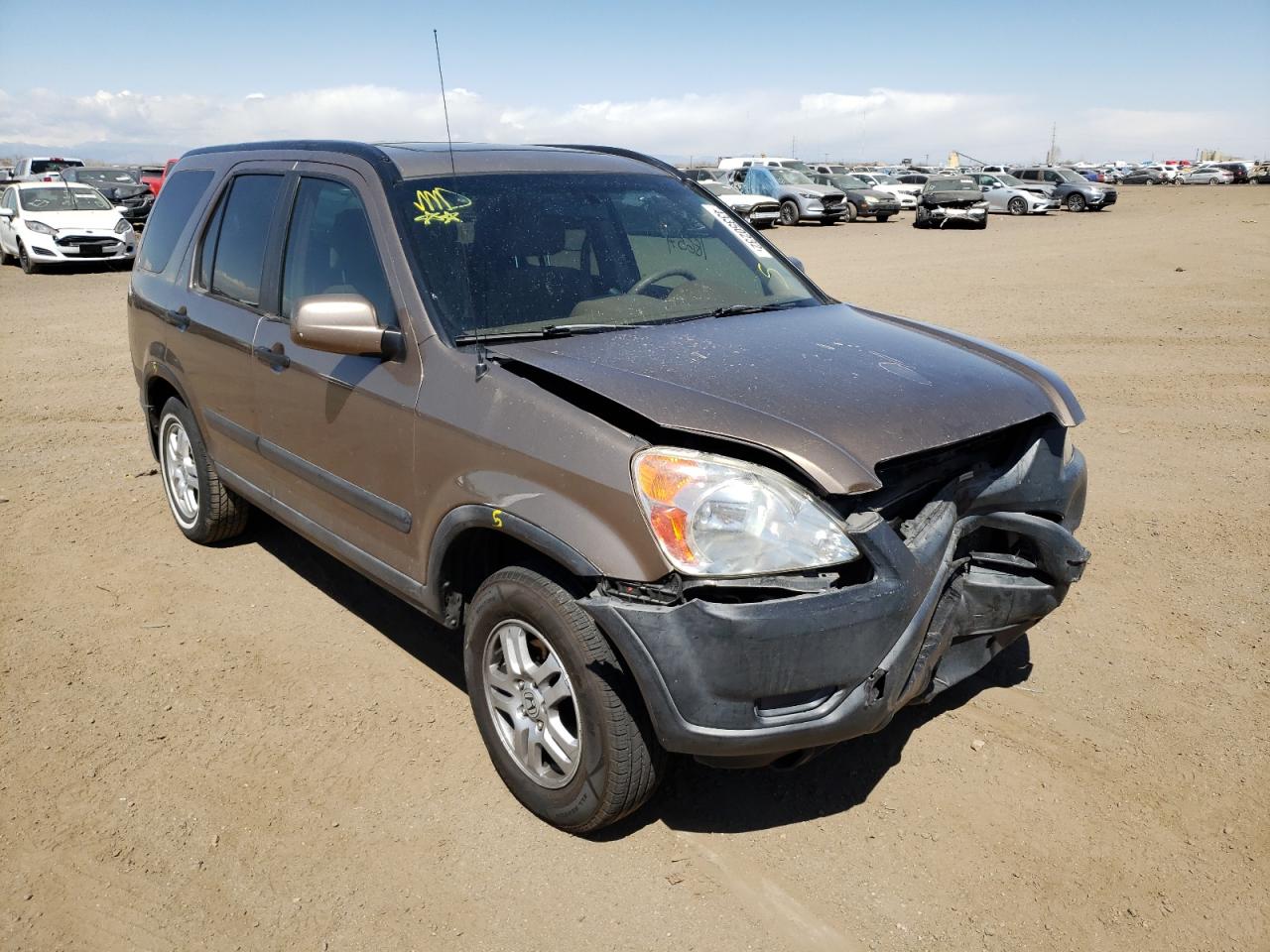 Photo 1 from auction – 2002 HONDA CR-V EX with VIN SHSRD78822U002991