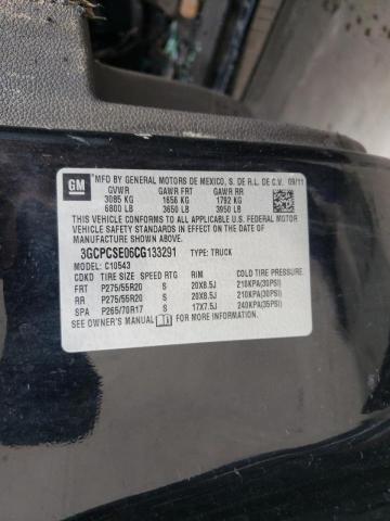 Photo 10 from auction – 2012 CHEVROLET SILVERADO with VIN 3GCPCSE06CG133291