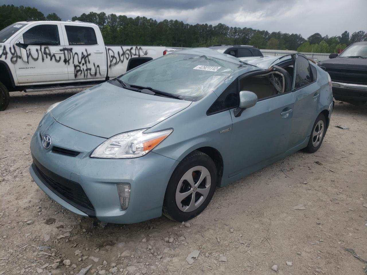 Photo 2 from auction – 2015 TOYOTA PRIUS with VIN JTDKN3DU5F1867616