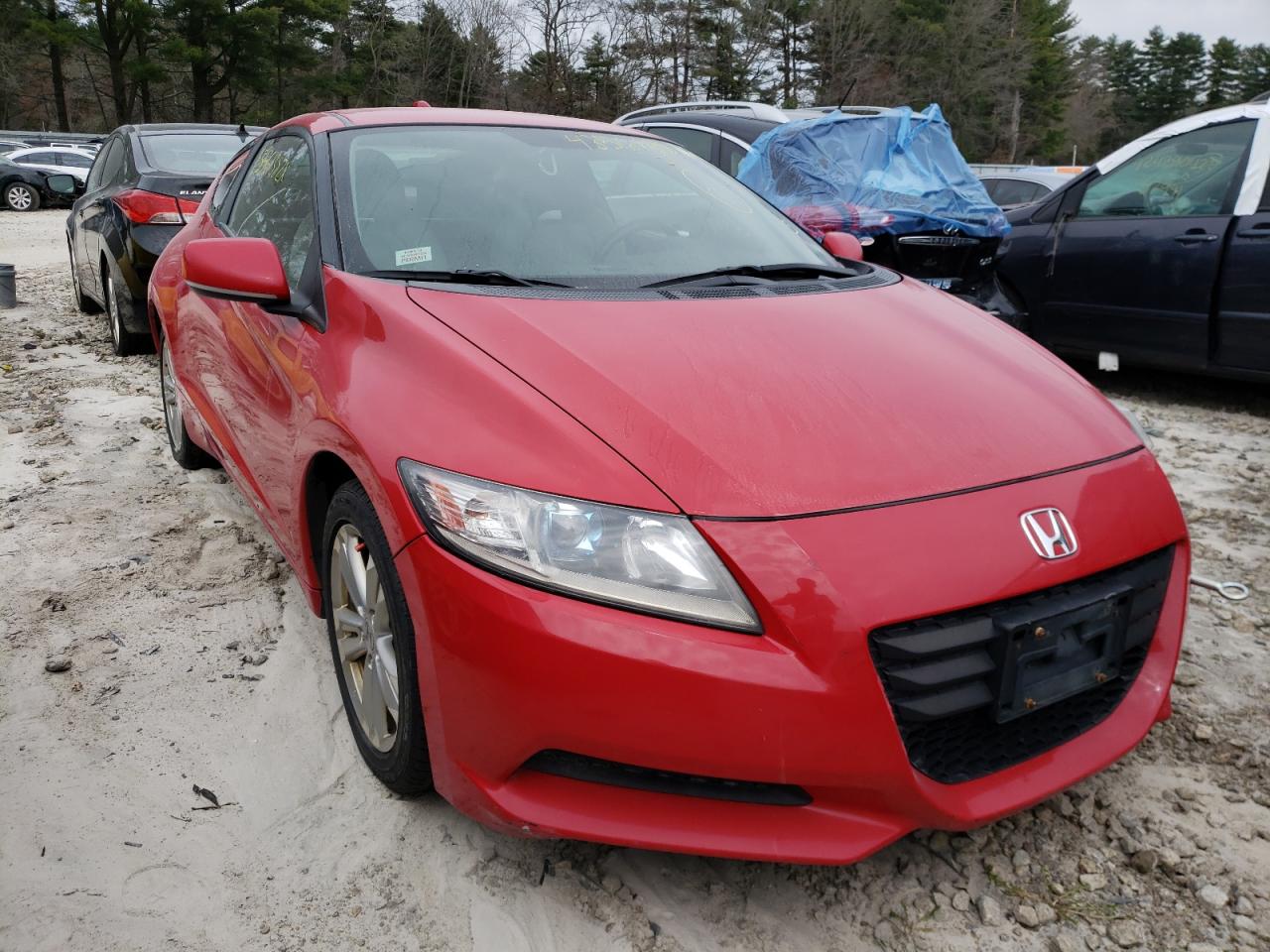 HONDA CR-Z 2011 with VIN JHMZF1C46BS010693 - Photo from auction