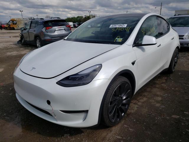 Photo 2 from auction – 2022 TESLA MODEL Y with VIN 7SAYGDEF2NF319091