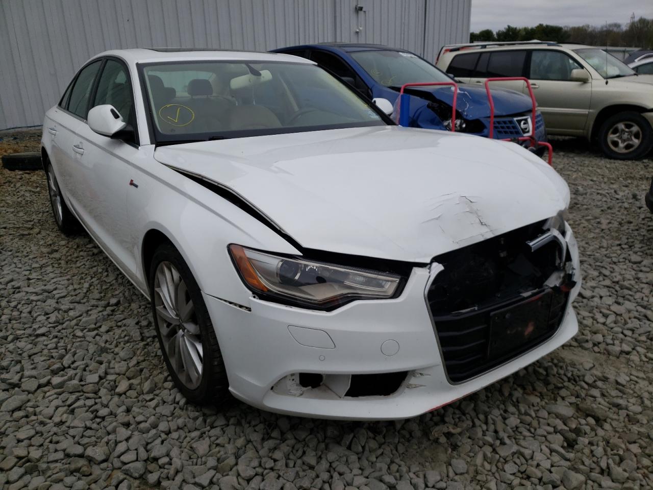 AUDI A6 PREMIUM 2014 with VIN WAUFGAFC3EN072718 - Photo from auction