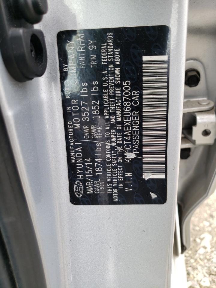 Photo 10 from auction – 2014 HYUNDAI ACCENT GLS with VIN KMHCT4AEXEU687005