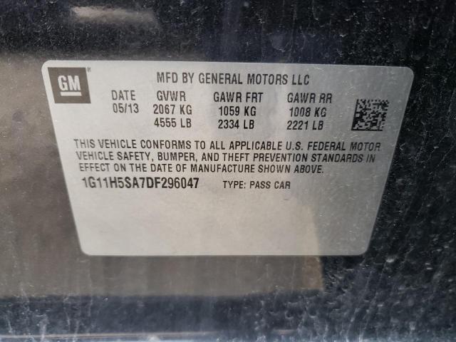 Photo 10 from auction – 2013 CHEVROLET MALIBU LTZ with VIN 1G11H5SA7DF296047