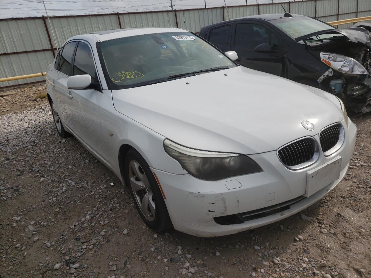 BMW 528 I 2008 with VIN WBANU53538CT08222 - Photo from auction