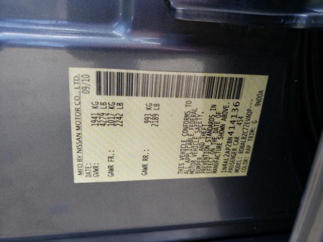 Фото 10 с аукциона – 2011 NISSAN ALTIMA BAS с VIN 1N4AL2AP2BN414136