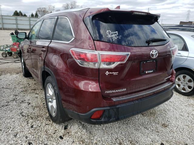 Photo 3 from auction – 2015 TOYOTA HIGHLANDER with VIN 5TDDKRFH5FS198772
