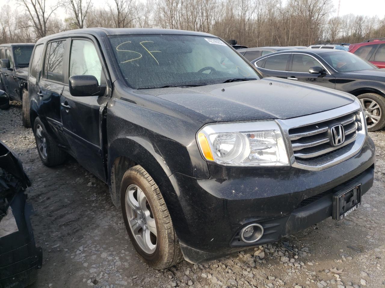 HONDA PILOT EXL 2015 with VIN 5FNYF4H57FB029644 - Photo from auction
