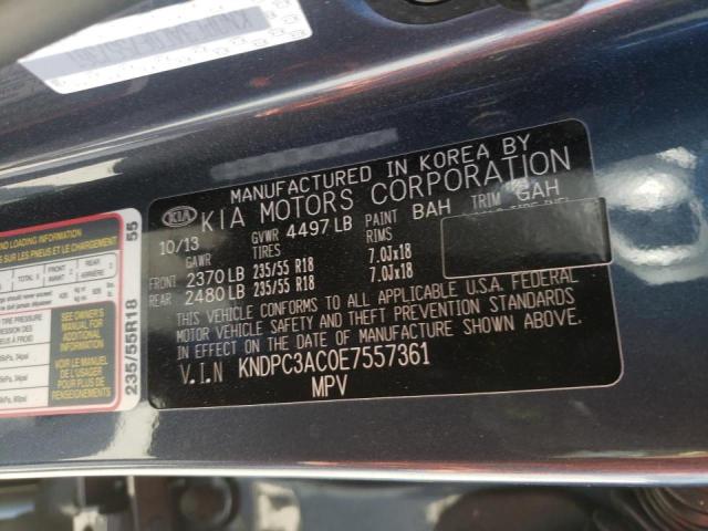Photo 10 from auction – 2014 KIA SPORTAGE E with VIN KNDPC3AC0E7557361
