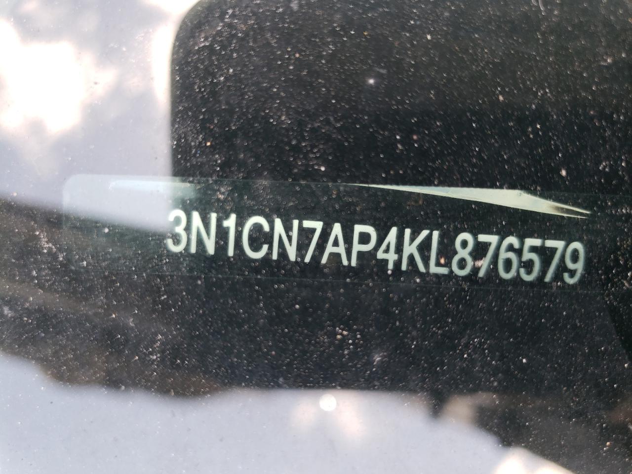 Photo 10 from auction – 2019 NISSAN VERSA S with VIN 3N1CN7AP4KL876579