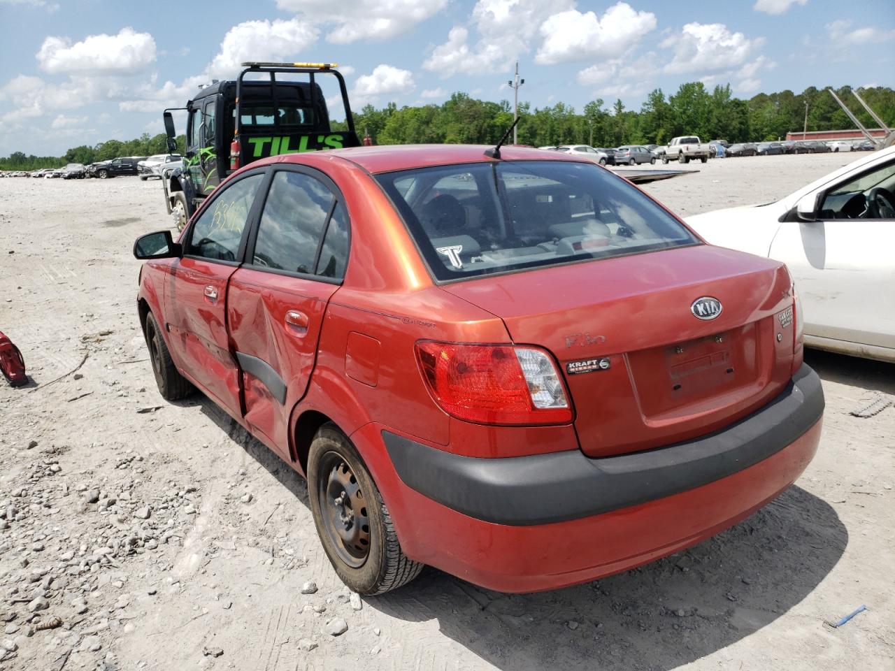 Photo 3 from auction – 2007 KIA RIO BASE with VIN KNADE123076212725