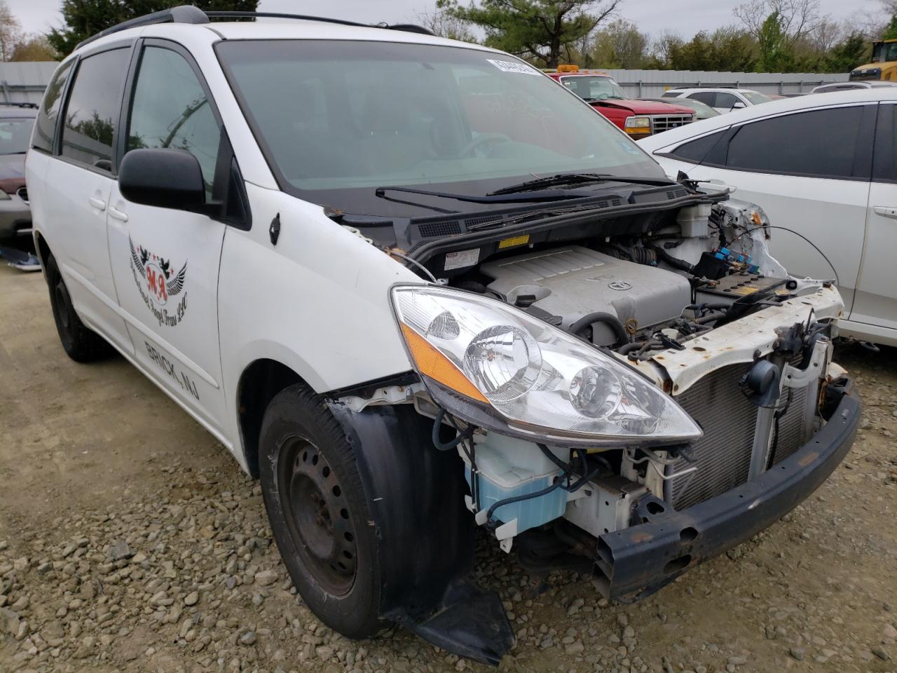 TOYOTA SIENNA CE 2010 with VIN 5TDKK4CC7AS336646 - Photo from auction