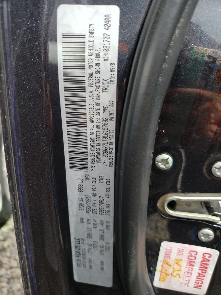 Photo 10 from auction – 2020 RAM 1500 CLASS with VIN 3C6RR7LT9LG157092