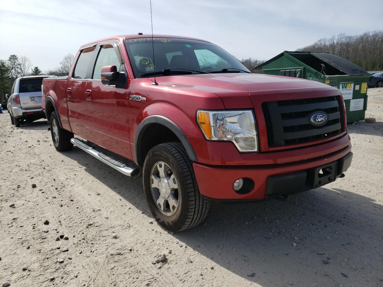FORD F150 SUPER 2010 with VIN 1FTFW1EV3AFD82770 - Photo from auction