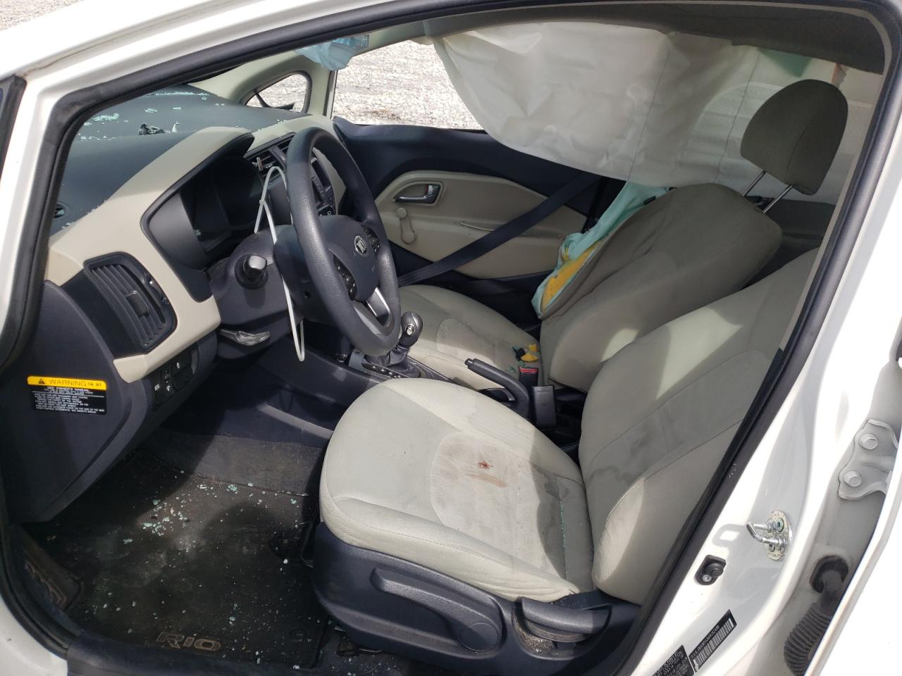 Photo 5 from auction – 2013 KIA RIO LX with VIN KNADM5A3XD6262488