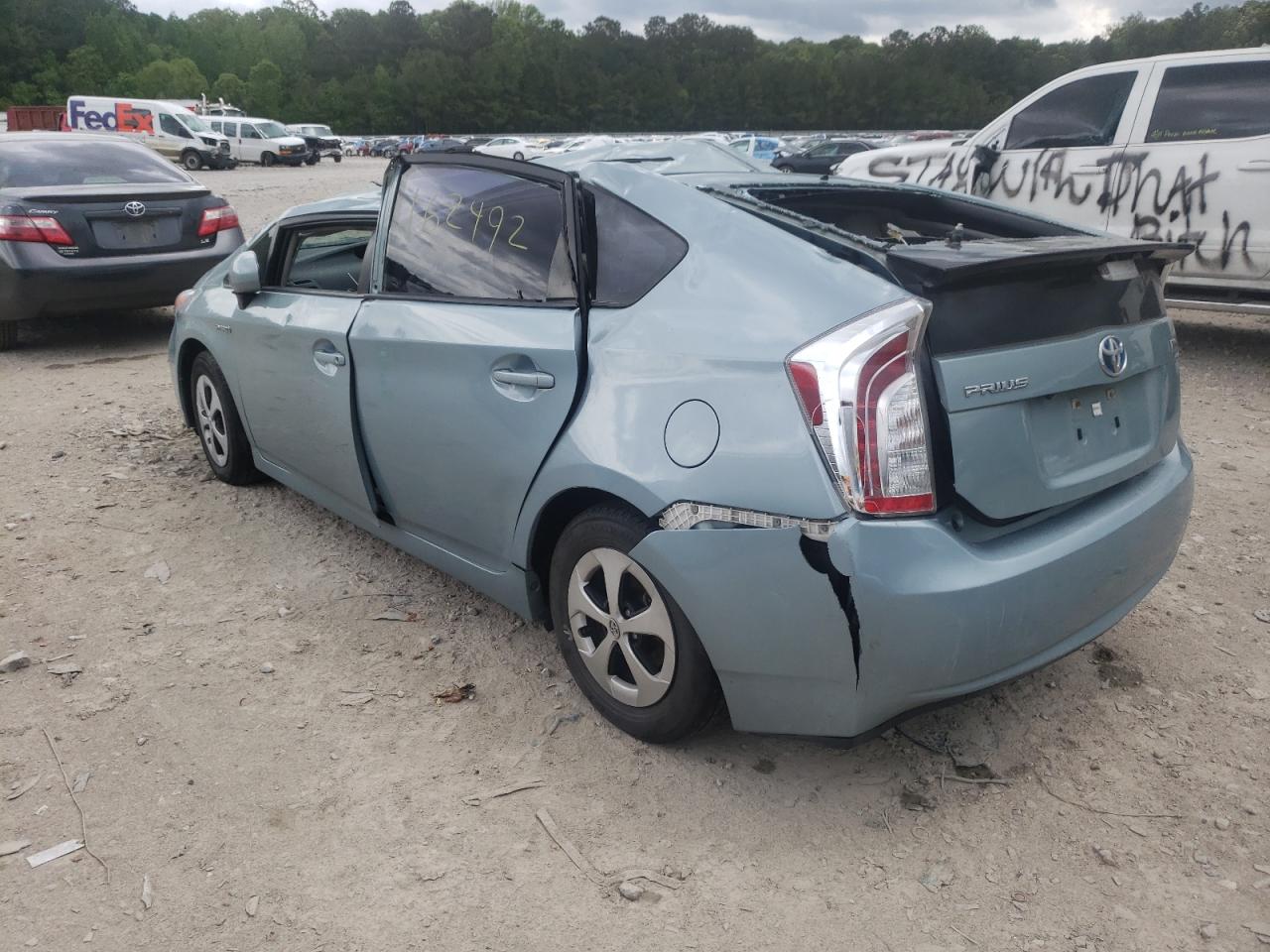Photo 3 from auction – 2015 TOYOTA PRIUS with VIN JTDKN3DU5F1867616