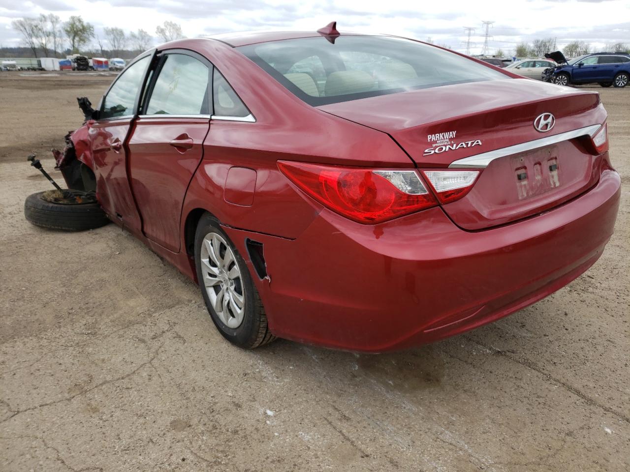 Photo 3 from auction – 2012 HYUNDAI SONATA GLS with VIN 5NPEB4ACXCH488655