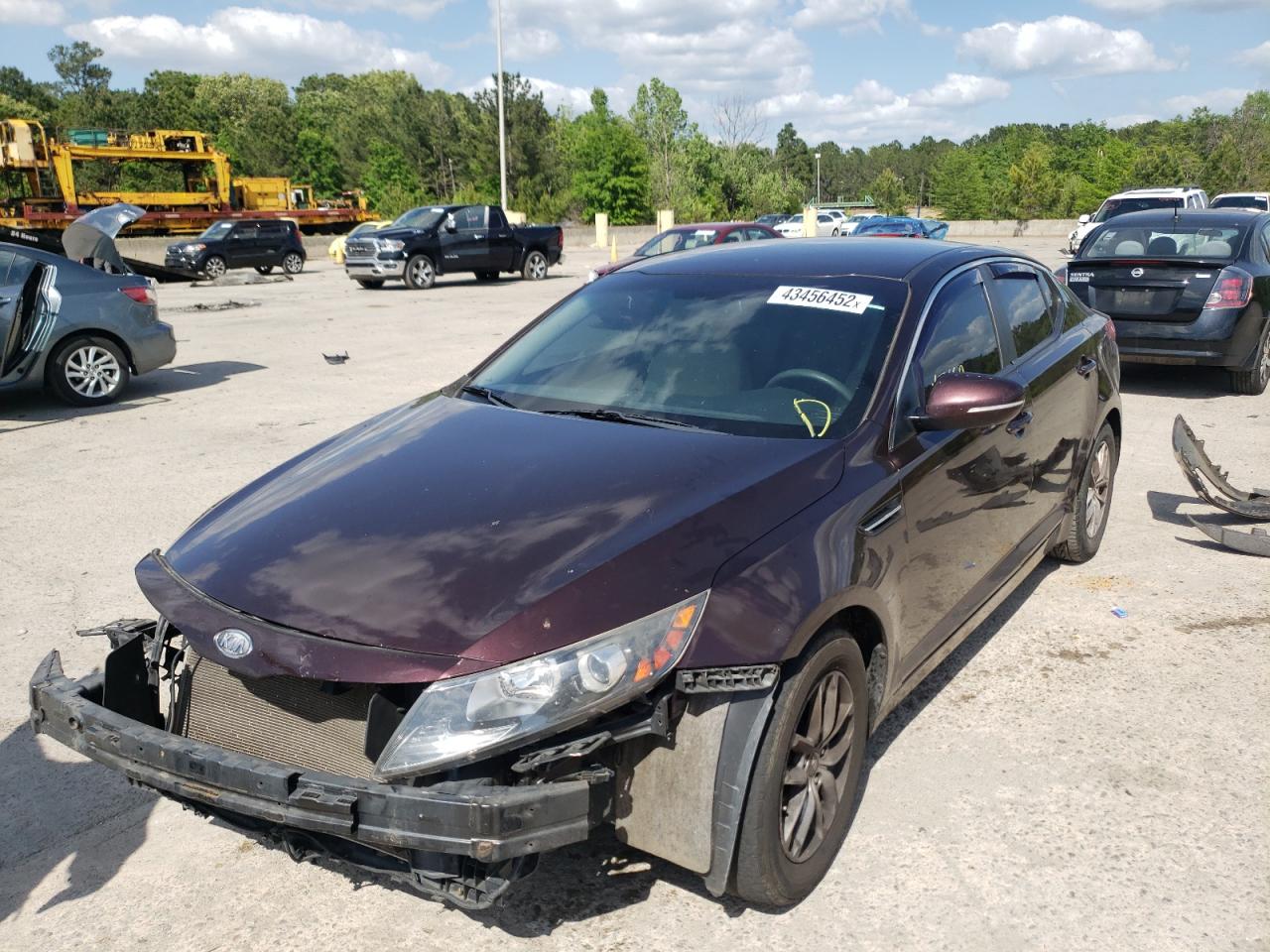 Photo 2 from auction – 2011 KIA OPTIMA LX with VIN KNAGM4A79B5153176