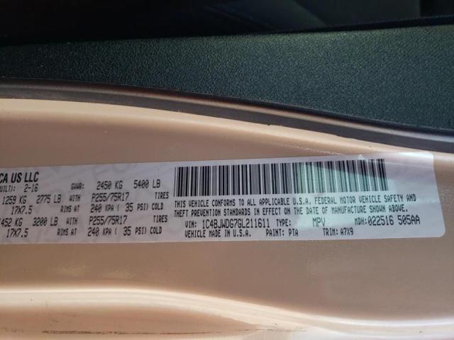 Photo 8 from auction – 2016 JEEP WRANGLER U with VIN 1C4BJWDG7GL211611