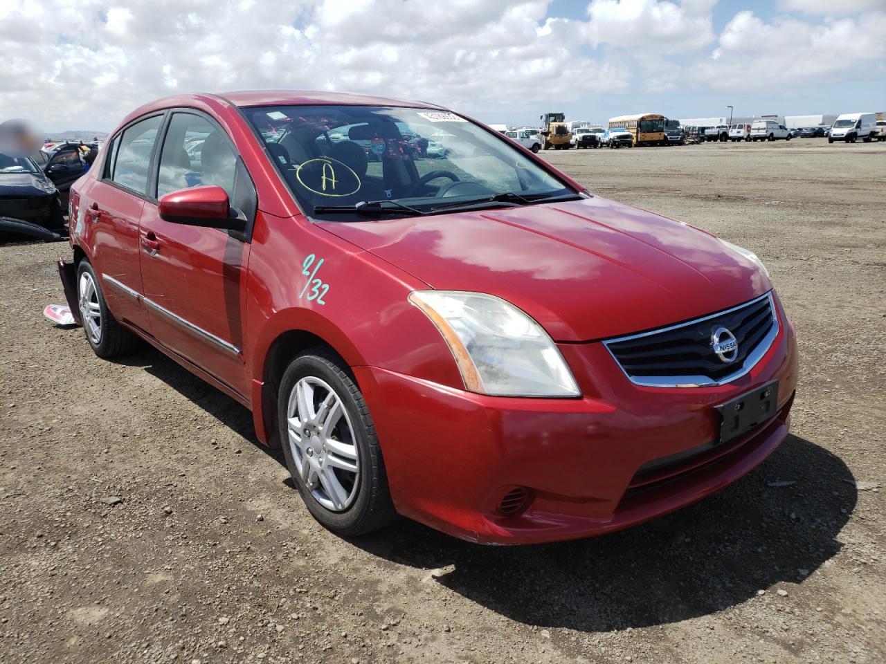 Photo 1 from auction – 2012 NISSAN SENTRA 2.0 with VIN 3N1AB6AP9CL776781