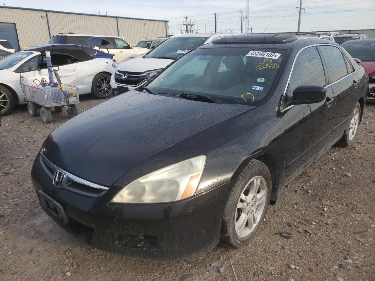 Photo 2 from auction – 2007 HONDA ACCORD EX with VIN 1HGCM56807A024803