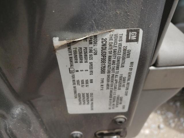 Photo 10 from auction – 2005 CHEVROLET EQUINOX LT with VIN 2CNDL63F956175580