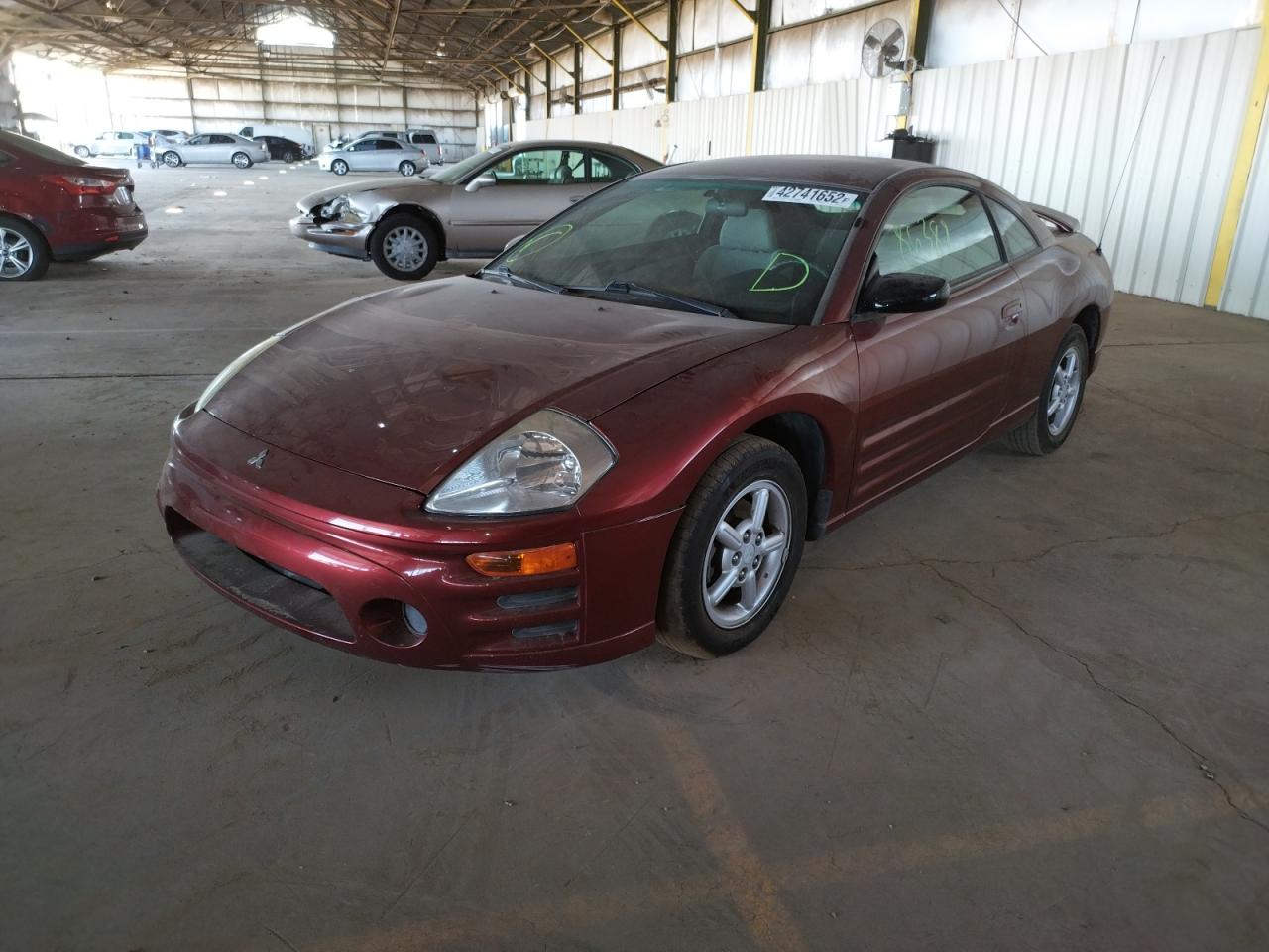 Photo 2 from auction – 2003 MITSUBISHI ECLIPSE RS with VIN 4A3AC34GX3E046346