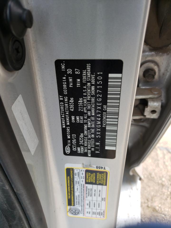 Photo 10 from auction – 2014 KIA OPTIMA LX with VIN 5XXGM4A7XEG271501