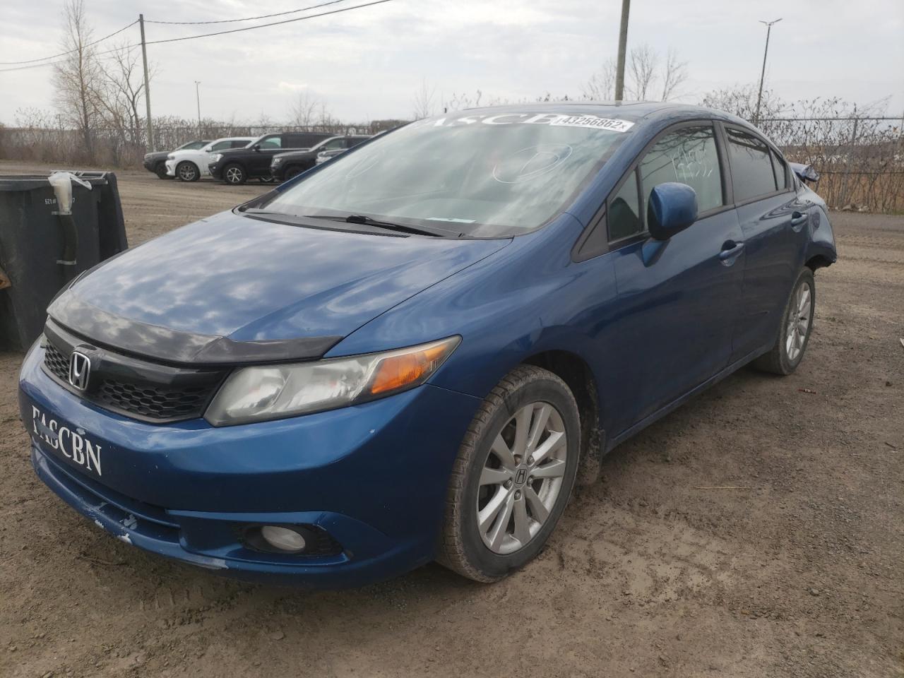 Photo 2 from auction – 2012 HONDA CIVIC LX with VIN 2HGFB2F5XCH016226