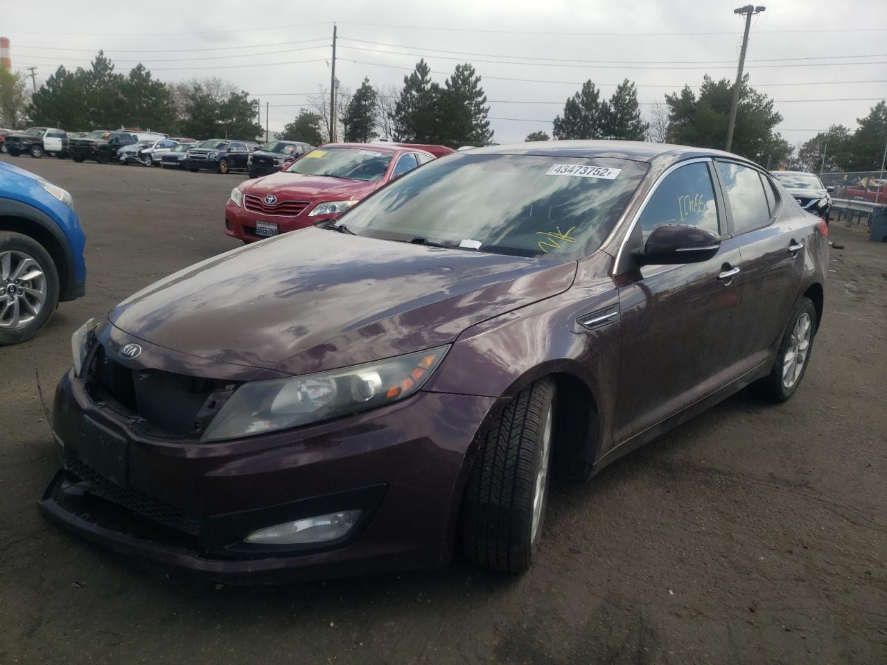 Photo 2 from auction – 2013 KIA OPTIMA LX with VIN 5XXGM4A73DG097785