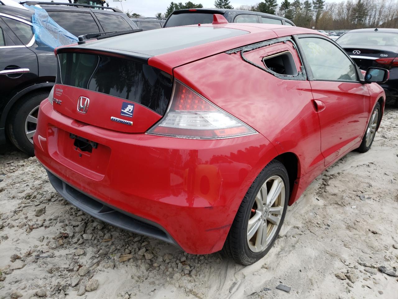Photo 4 from auction – 2011 HONDA CR-Z with VIN JHMZF1C46BS010693