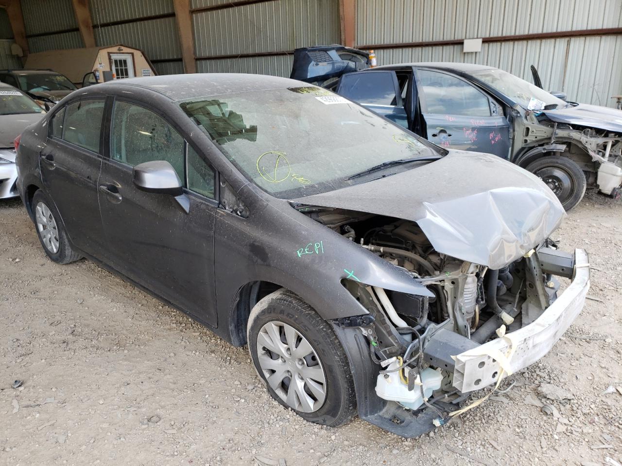 HONDA CIVIC LX 2012 with VIN 19XFB2F53CE301893 - Photo from auction