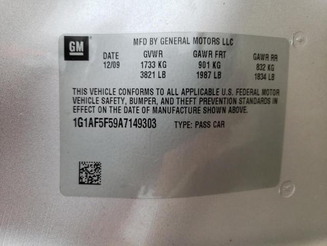 Photo 10 from auction – 2010 CHEVROLET COBALT 2LT with VIN 1G1AF5F59A7149303