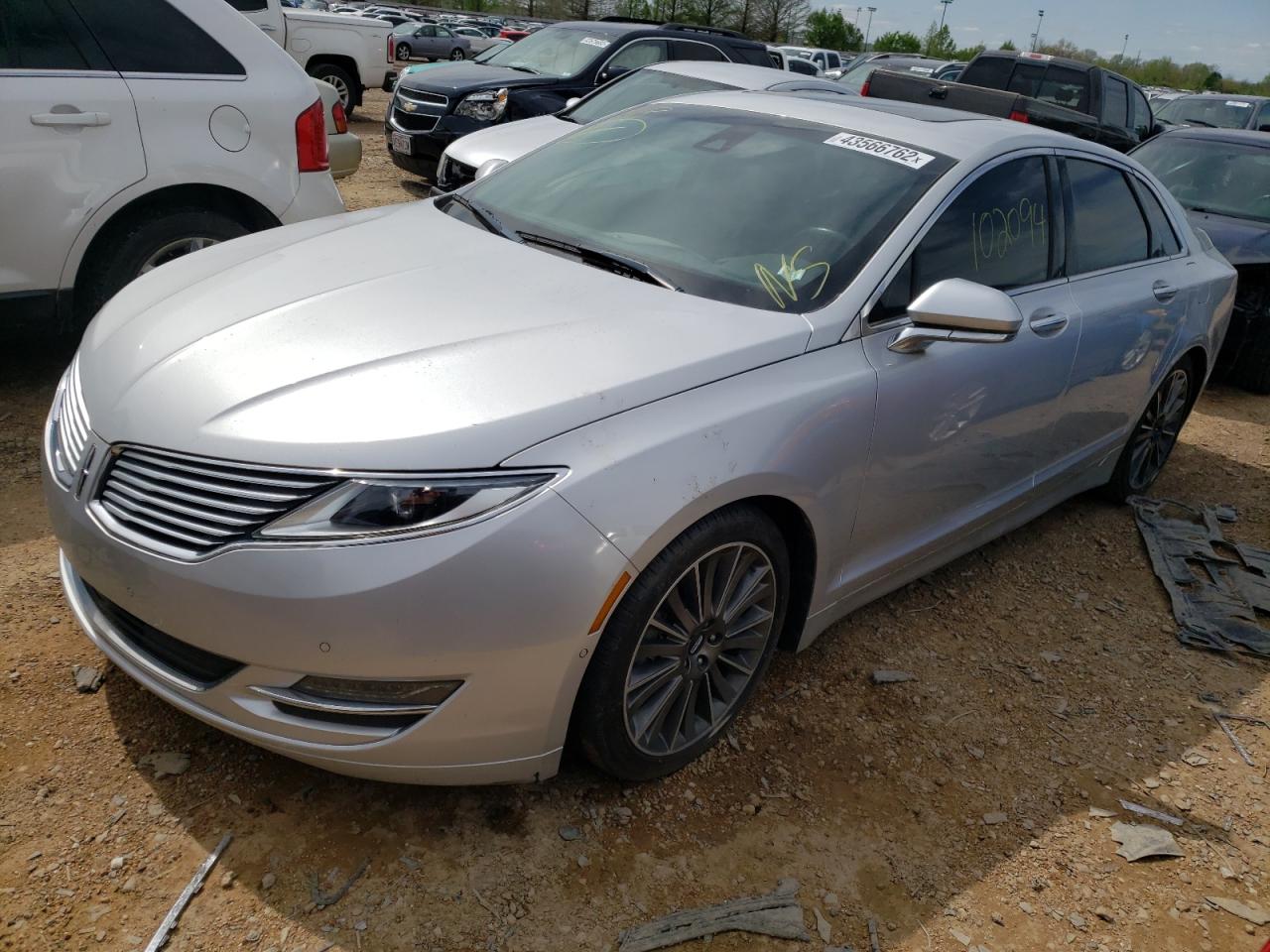 Photo 2 from auction – 2014 LINCOLN MKZ HYBRID with VIN 3LN6L2LU8ER816632