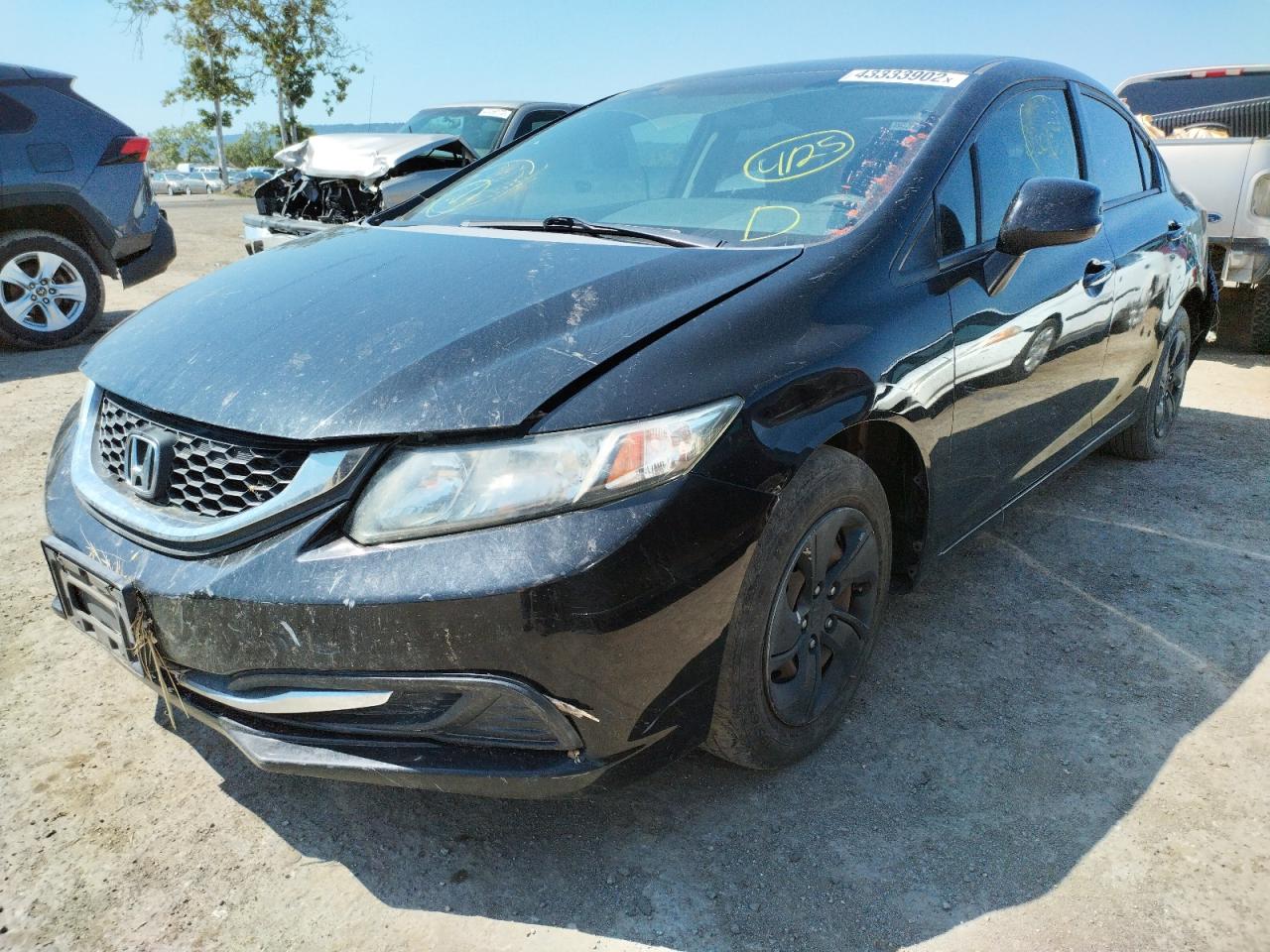 Photo 9 from auction – 2013 HONDA CIVIC LX with VIN 19XFB2F5XDE208032