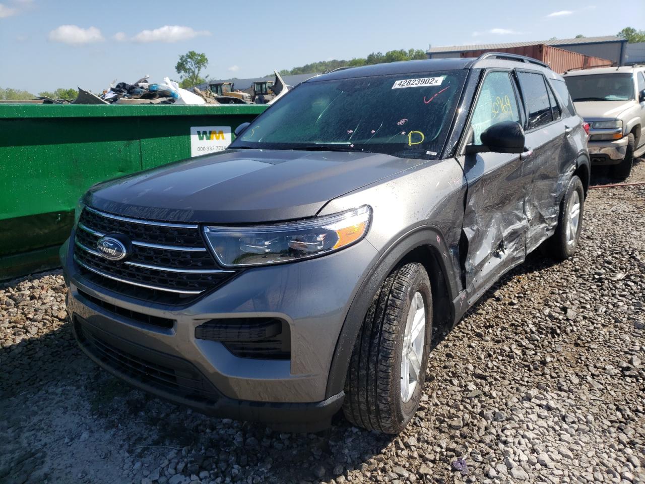 Photo 2 from auction – 2021 FORD EXPLORER X with VIN 1FMSK7DH8MGA67319