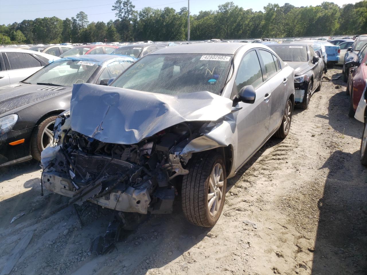 Photo 2 from auction – 2012 MAZDA 3 I with VIN JM1BL1V77C1607202
